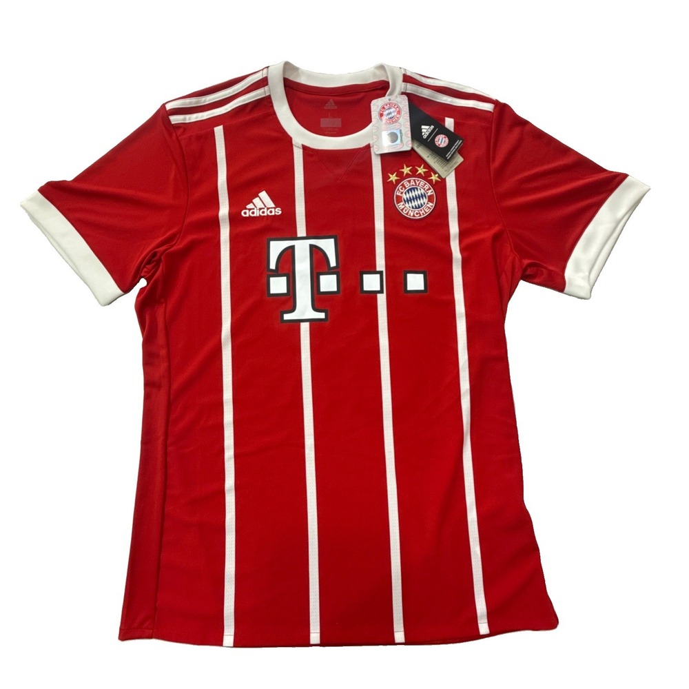 Adidas FC Bayern Munchen Thiago #6 Home Jersey 2017-18 Football Soccer Size L